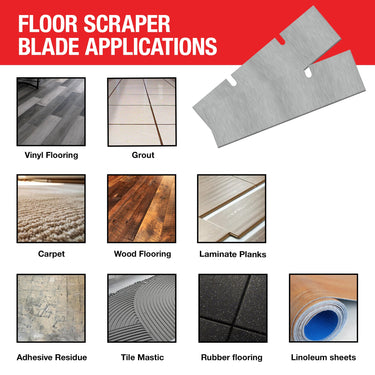12" X 3" General Purpose Floor Scraper Tile Stripper Blade for TSCP8