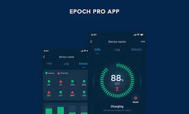 Epoch Batteries 12V 50Ah (0.64kWh) Essential Series - Bluetooth LiFePO4 Battery