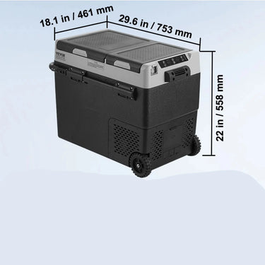 40/50L Dual Zone Portable Fridge Home & Car Use