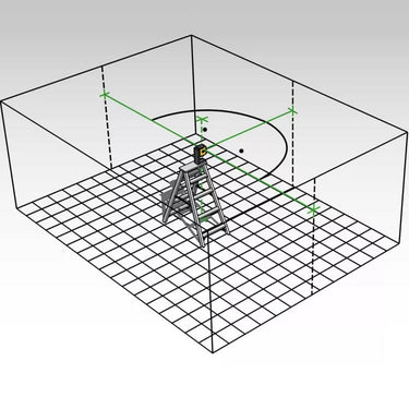 Stabila 03165 LA-5 PG self-leveling, 5-Point/Dot GREENBEAM Laser