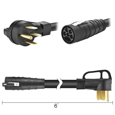 Cable de supercarga de litio de 6 pies de Nature's Generator