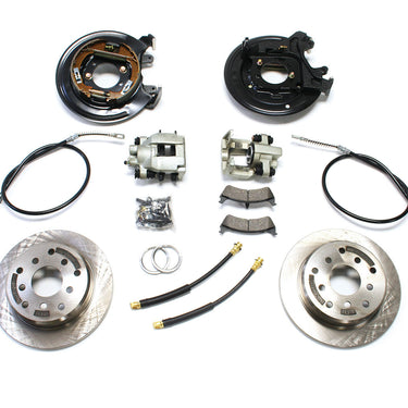 Teraflex TeraFlex TJ Rear Disc Brake Conversion Kit W E-Brake Cables 97-06 Wrangler TJ TeraFlex 4354425 | 4354425