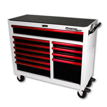 BoxoUSA Pro Series | 45" 11-Drawer Bottom Roll Tool Cabinet with Anti-Tip | No Trim UAT450111LM-W-1