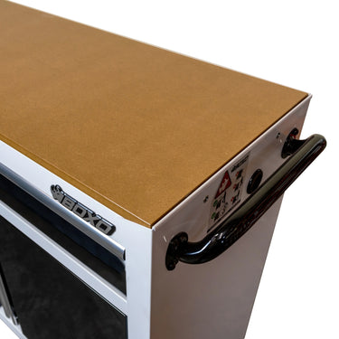 Tech Series | 45" Mobile Workbench with Storage and Power | White