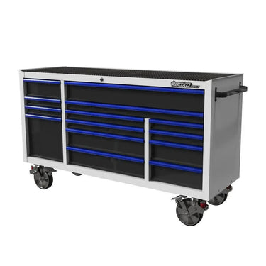 BoxoUSA Pro Series | 72" 14-Drawer Rolling Tool Box UATD7214-W-B