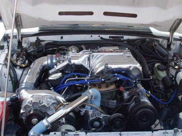 1986-1993 5.0 Mustang H.O. Supercharging System w/V-1 H/D Ti-Trim Polished