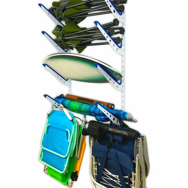 Estante de pared ajustable XSR | Multiusos | 4 niveles | Blanco