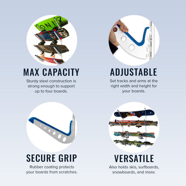 Almacenamiento para wakeboard en High Rock | XSR ajustable | 4 niveles