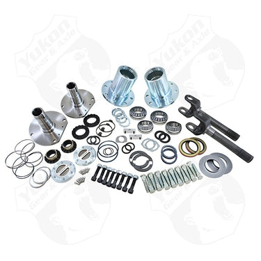 Yukon Gear and Axle Spin Free Locking Hub Conversion Kit Dana 30 44 TJ XJ YJ 30 spline 5 x 5.5 This kit uses outer axles which use a Spicer 5-760X u joint. Some early model housings use a smaller 5-260X joint and will require new inner axles to use this k