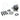 Yukon Gear and Axle Yukon loaded standard open carrier case Dana 80 4.10-up 35 spline non ABS | YCD707061