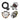 Yukon Gear and Axle 9.25 CHY 3.55 Rear Ring and Pinion Install Kit 31spl Posi 1.7 Axle Bearings | YGK2080
