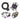 Yukon Gear and Axle 9.75 Ford 4.11 Rear Ring and Pinion Install Kit 34spl Posi Axle Bearings | YGK2093