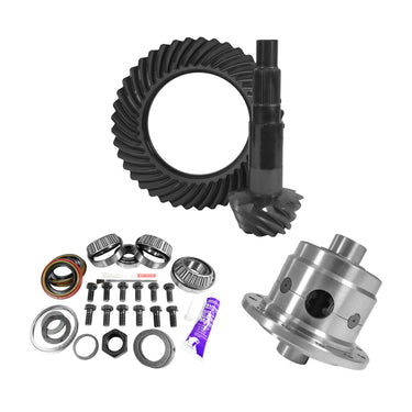 Yukon Gear and Axle 11.25 Dana 80 Thin 3.73 Rear Ring and Pinion Install Kit 35 Spl Posi 4.375 With 4.375 OD Inner Pinion Bearing (NP673386 NP516549) | YGK2180