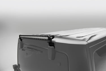 Z-RoadZ Zroadz Rear Window LED Kit Black Stainless Steel Bolt-on no drilling required Includes (1) 30 Inch ZROADZ LED Straight Single Row Slim Light Bar and Universal Wiring Harness for hard top models Z394811-KIT | Z394811-KIT