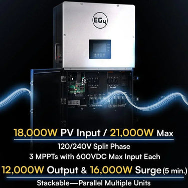 EG4 18k PV Hybrid Inverter 18000W PV Input EG4-18KPV-12LV