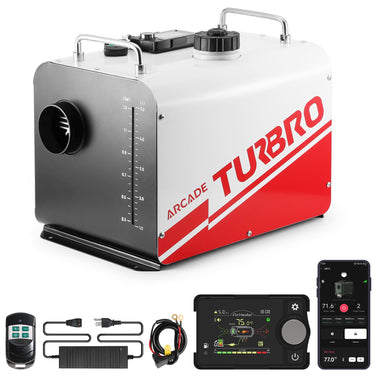 Calentador diésel Arcade H8BP, 8 kW, triple potencia, compacto todo en uno