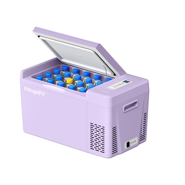 BougeRV 12V 23 Quart Purple Mini Fridge
