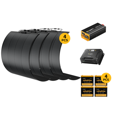 BougeRV 800W 12V Arch Pro Solar System Kit