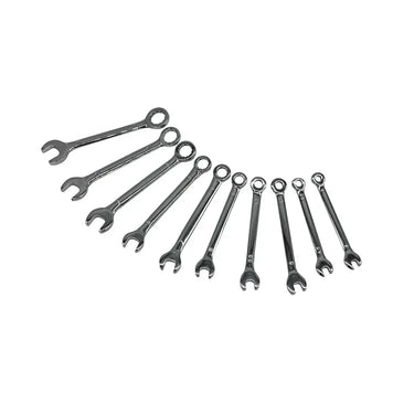 BoxoUSA 10-Piece Metric Mini Open Box End Combination Wrench Set | 1/9 Drawer EVA Foam BX364-R2