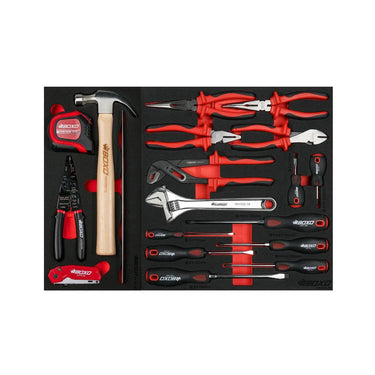 Pro Series | 26" 6-Drawer Rolling Tool Box Loaded 222-Piece Master Tool Set