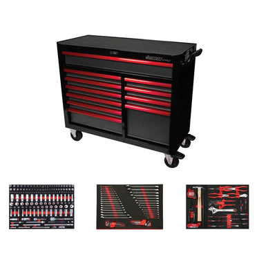 Pro Series | 45" 11-Drawer Rolling Tool Box with 222-Piece Master Tool Set