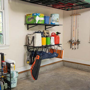 Estantes de pared para garaje Bristol de 2' x 4' | Paquete de 2