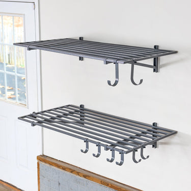 Estantes de pared para garaje Bristol de 2' x 4' | Paquete de 2 | Gris martillado
