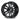SLEDGE 26x14 8x165.10 GLOSS BLACK MILLED (-75 mm)