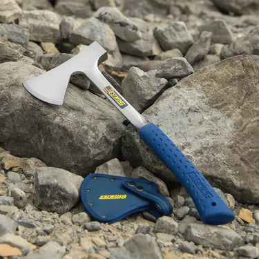 Hacha para campistas Estwing E44A, totalmente de acero, 16" de largo 