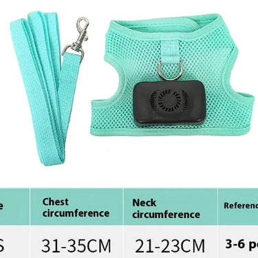 Pets Dog Vest Chest Strap Harness Air Conditioner Cooling And Breathable With Air Conditioner Pet Products