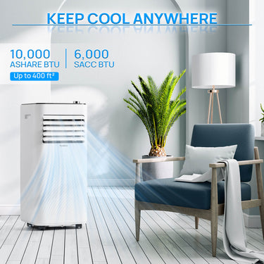 Aire acondicionado portátil Finnmark de 10.000 BTU 