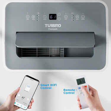 Aire Acondicionado Portátil Finnmark de 14.000 BTU con WiFi