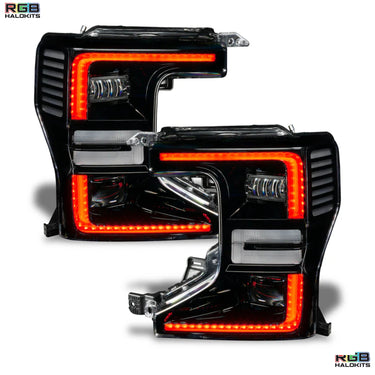 Paneles DRL multicolores para Ford F-250/350 Super Duty (2020-2022) 
