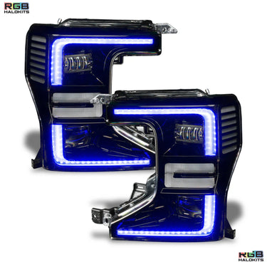 Paneles DRL multicolores para Ford F-250/350 Super Duty (2020-2022) 