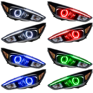 Ford Focus RS/ST Serie Flow/Luces de circulación diurna con Halo (2015-2017)