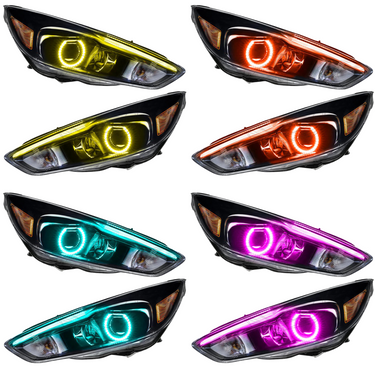 Ford Focus RS/ST Serie Flow/Luces de circulación diurna con Halo (2015-2017)