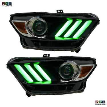 Placas DRL multicolores de la serie Flow del Ford Mustang (2015-2017)