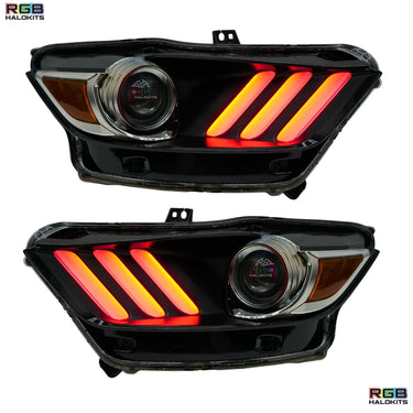 Placas DRL multicolores de la serie Flow del Ford Mustang (2015-2017)