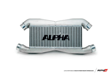 AMS Performance 2009+ Nissan GT-R R35 Replacement Alpha FMIC for Stock IC Piping w/Logo ALP.07.09.0007-2
