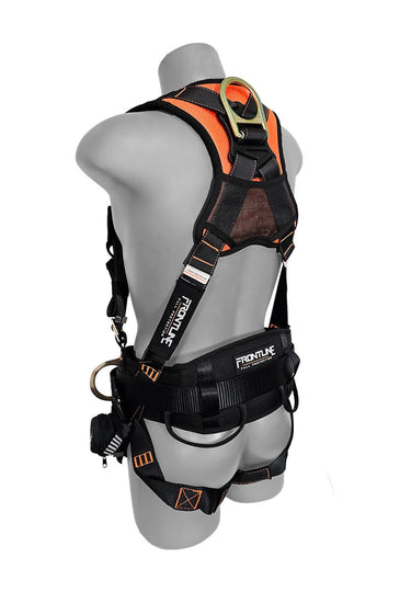 Arnés de cuerpo completo Frontline 100CTB Combat Construction con hebillas de pasador para piernas y correas para traumatismos (talla M/L)