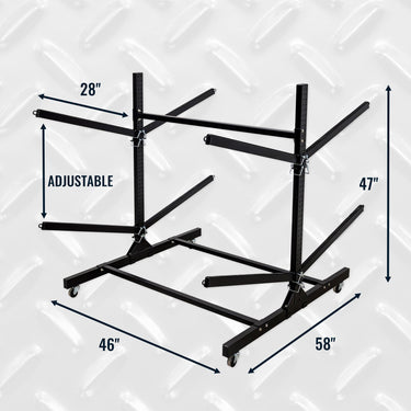 G-Watersport 4 niveles con ruedas | Doble cara | Negro