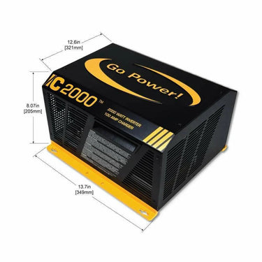Go Power! Inversor/Cargador de Onda Sinusoidal Pura de 2000W - GP-IC-2000-12-PKG