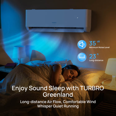 Minisplit de aire acondicionado de zona única Greenland 24,000 BTU con WiFi (R454B)