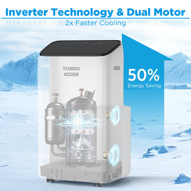 Aire acondicionado portátil Greenland Inverter de 14.000 BTU 
