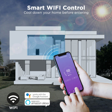 Acondicionador de aire portátil WiFi Greenland de 14,000 BTU
