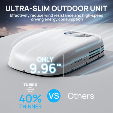 Aire acondicionado de techo para vehículos recreativos con inversor de 13.500 BTU Greenland (R32)