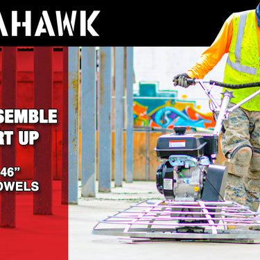 46" Concrete Power Trowel 13HP Honda with Float Pan Cement Finishing Tool