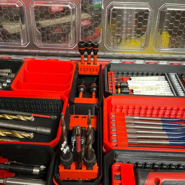 Low Profile Packout Center Bit Bins (Sold as Pair)