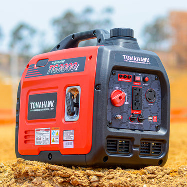 Generador inversor de 3000 vatios, portátil, ultrasilencioso, a gas, para uso profesional - Edición especial camuflaje