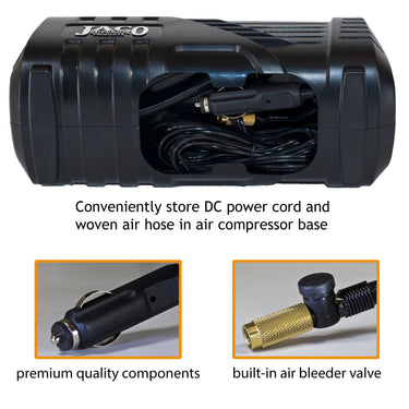 Inflador de neumáticos digital SmartPro™ 2.0 (CA/CC) - Compresor de aire portátil automático - 100 PSI
